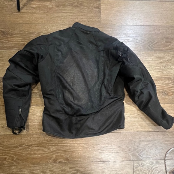 Icon Anthem 2 Mesh Jacket Womens Sz L D30 Riding Padded Removable Liner Black - Picture 13 of 16